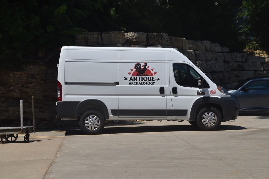 The Pickers van