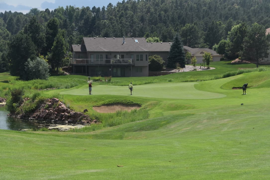 A green at Red Rock