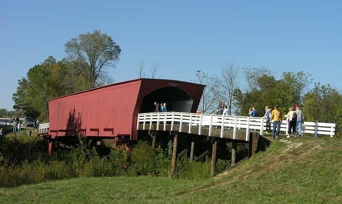 The Roseman covered bridge