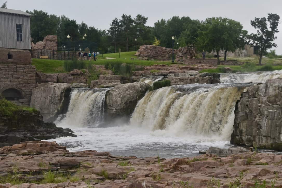 The falls at Sioux Falls