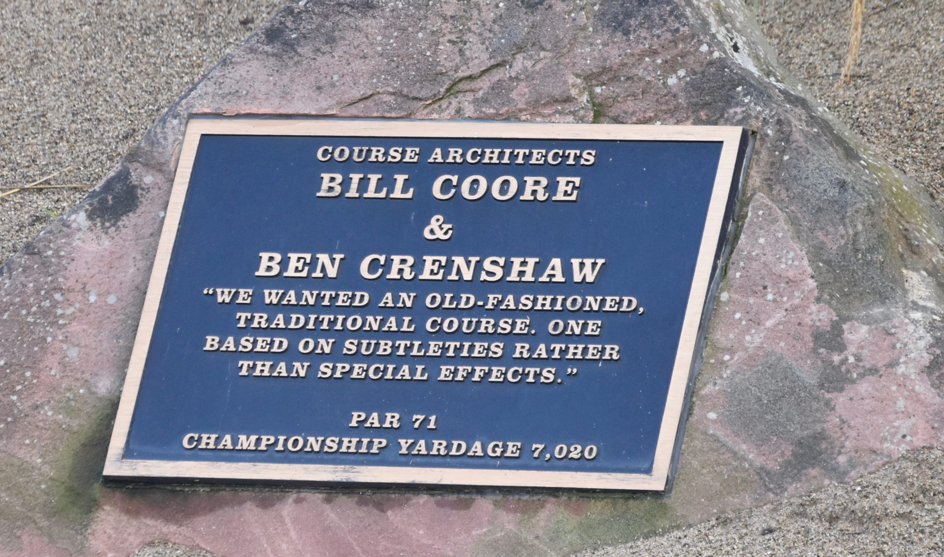 The Warren Course, a Bill Coore and Ben Crenshaw design