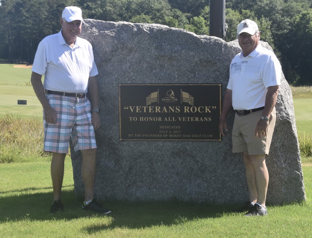 John and Pete, two Army vets, at Mossy Oak's Veterans Rock