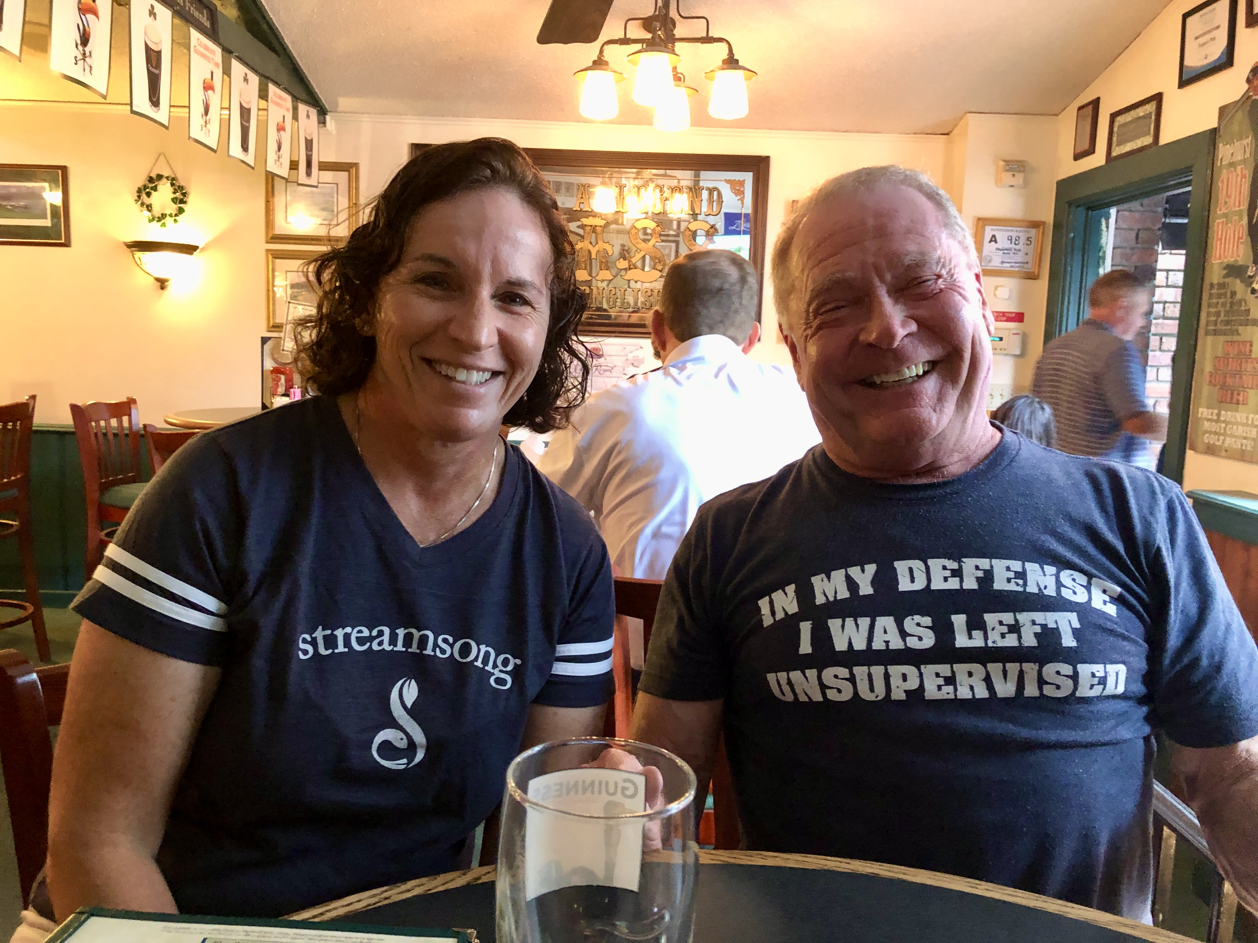 Liz and Pat at Dugan's