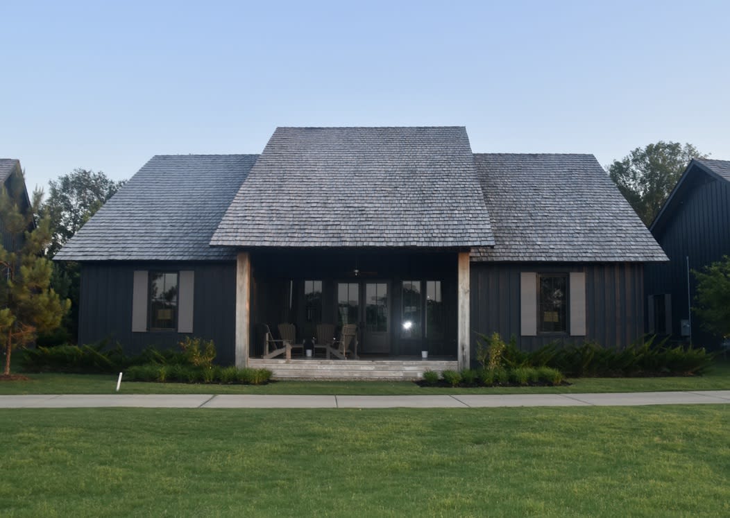The guesthouse on the 10th fairway at Mossy Oak