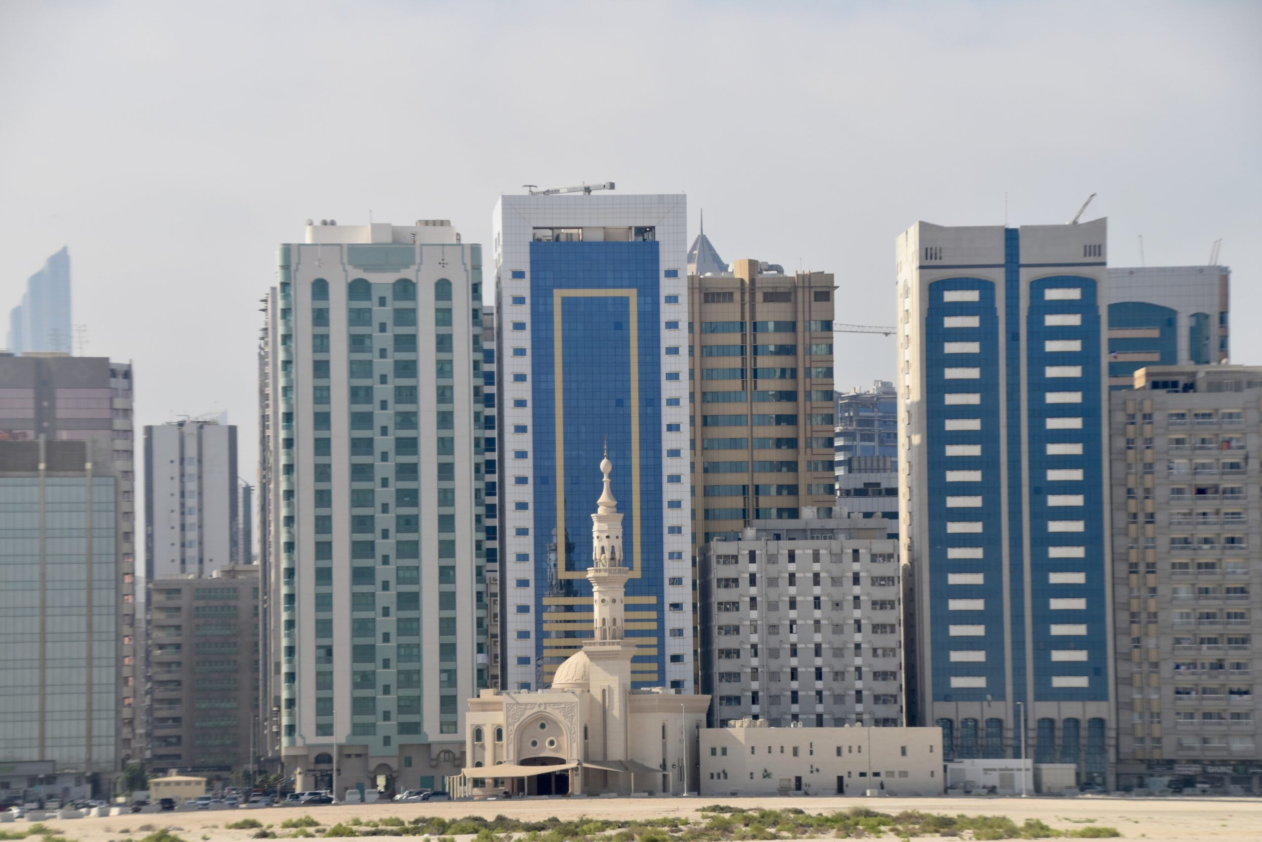 The new skyline of Abu Dhabi