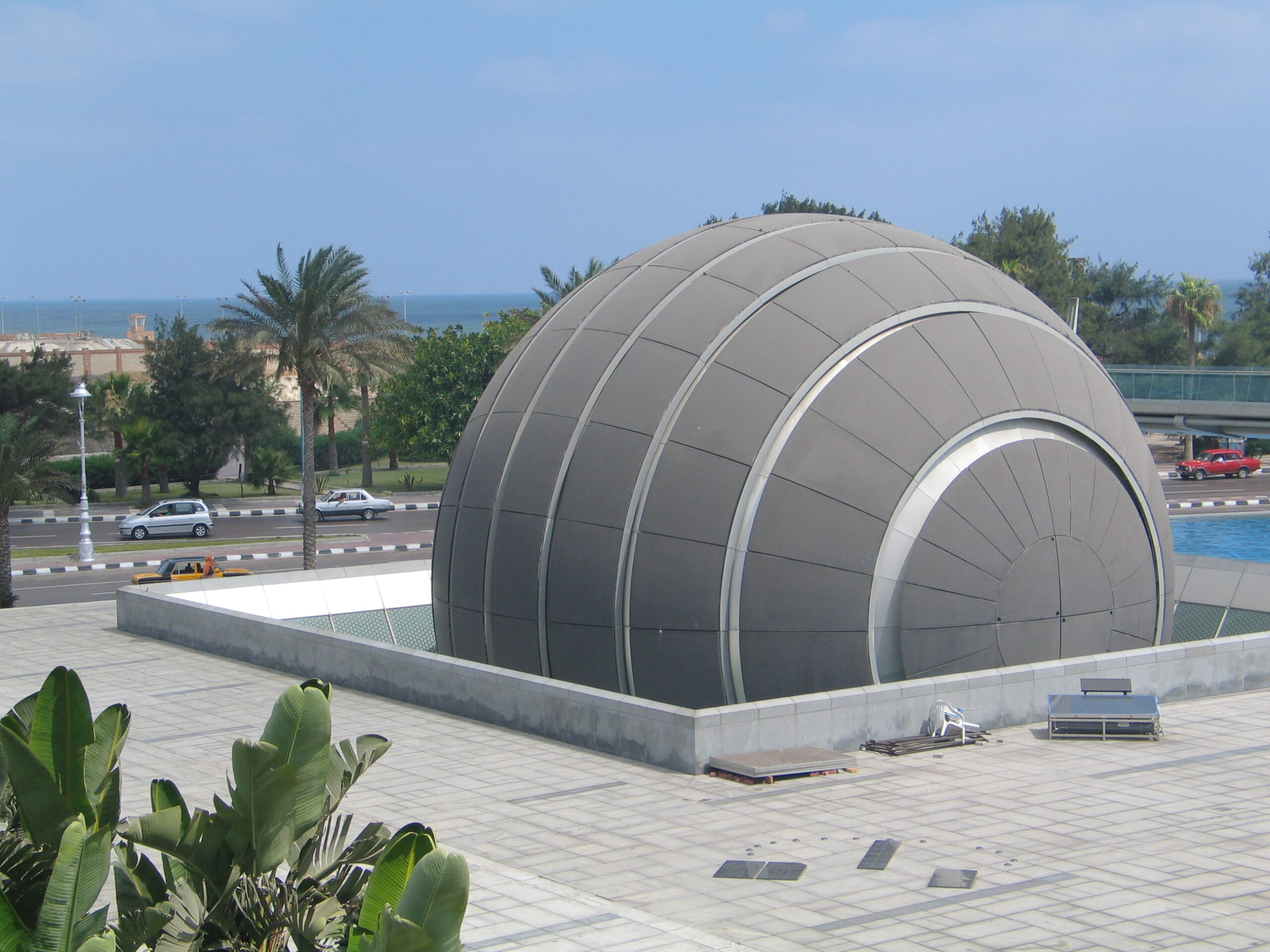The planetarium at the library