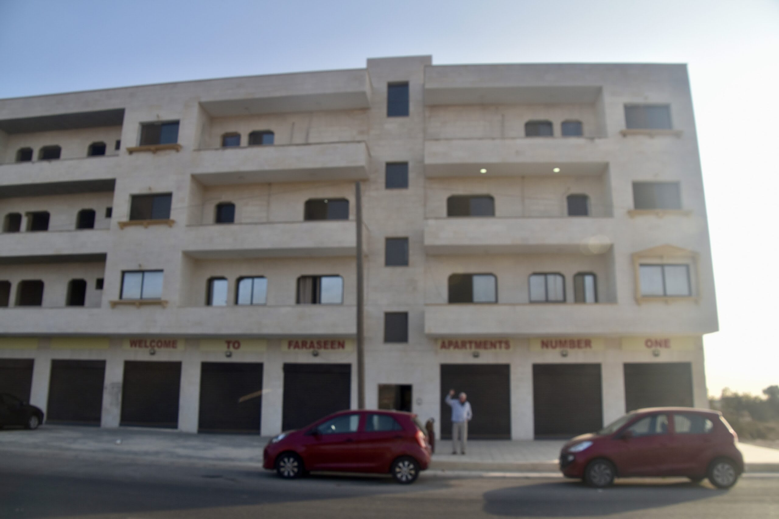 The half-built apartment by the Amman airport
