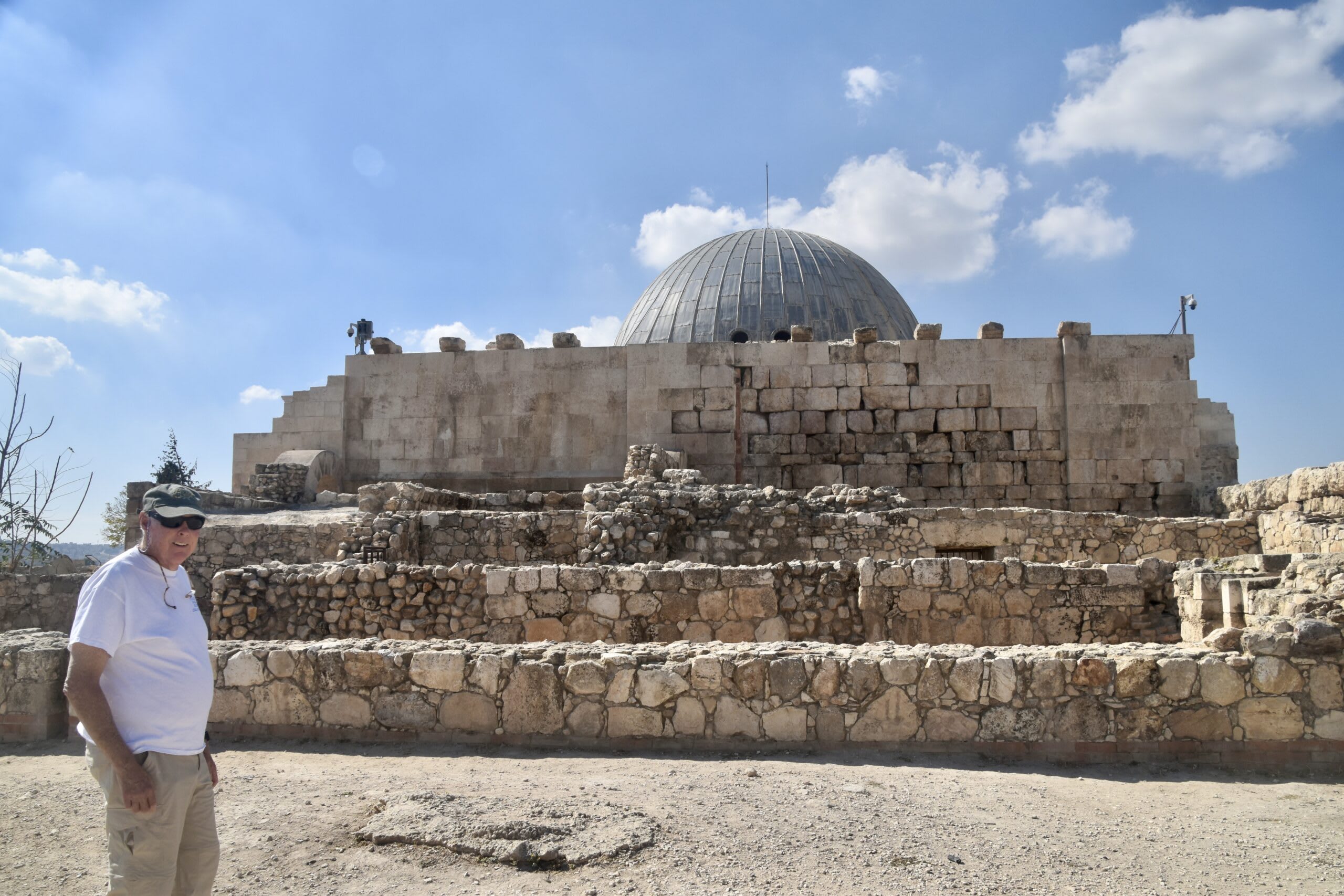 The Byzantine church and the Umayyad palace