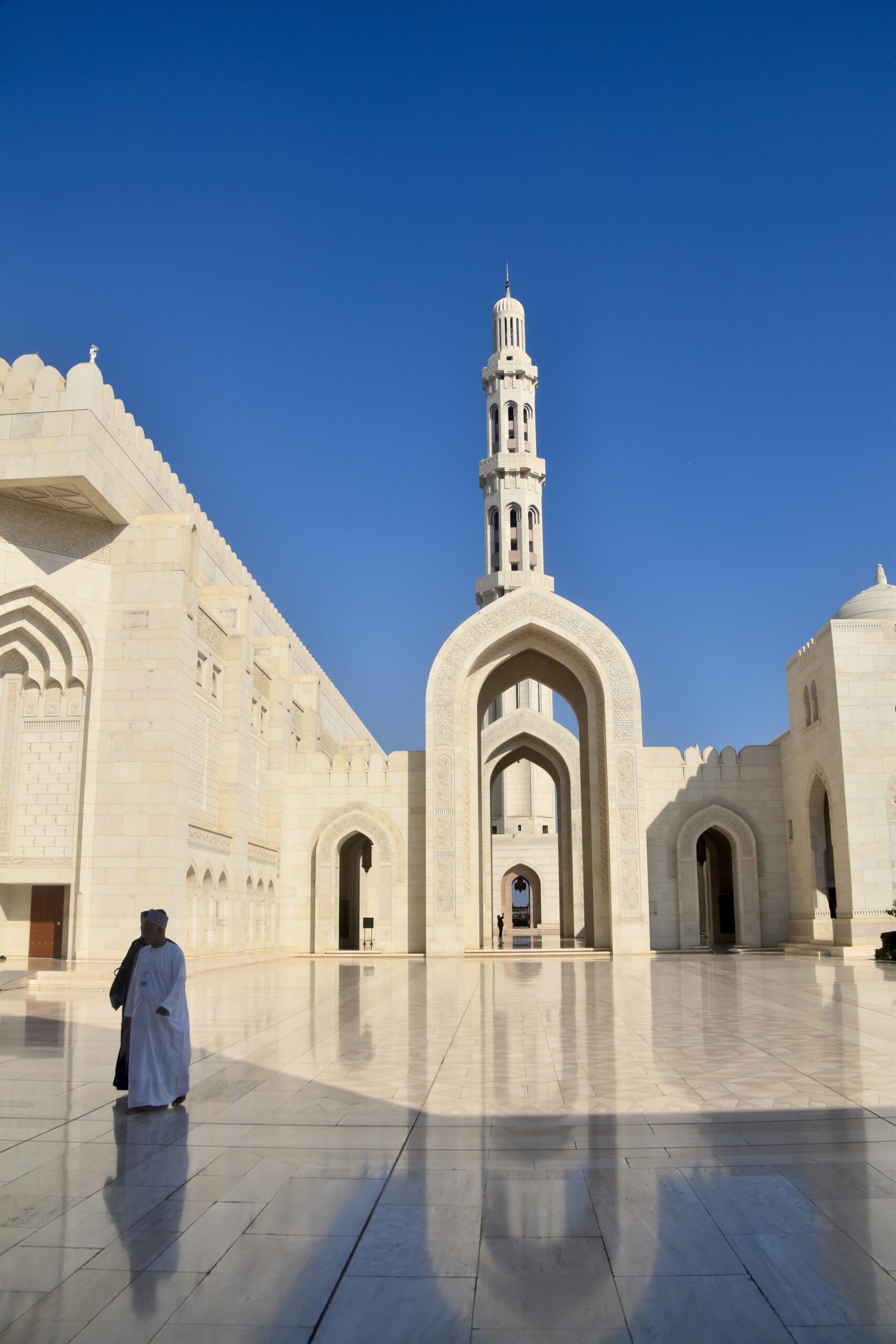 A minaret of the Grand Mosque