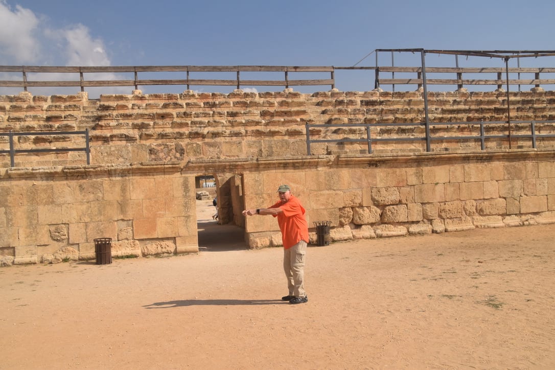 John trying his hand at the chariots
