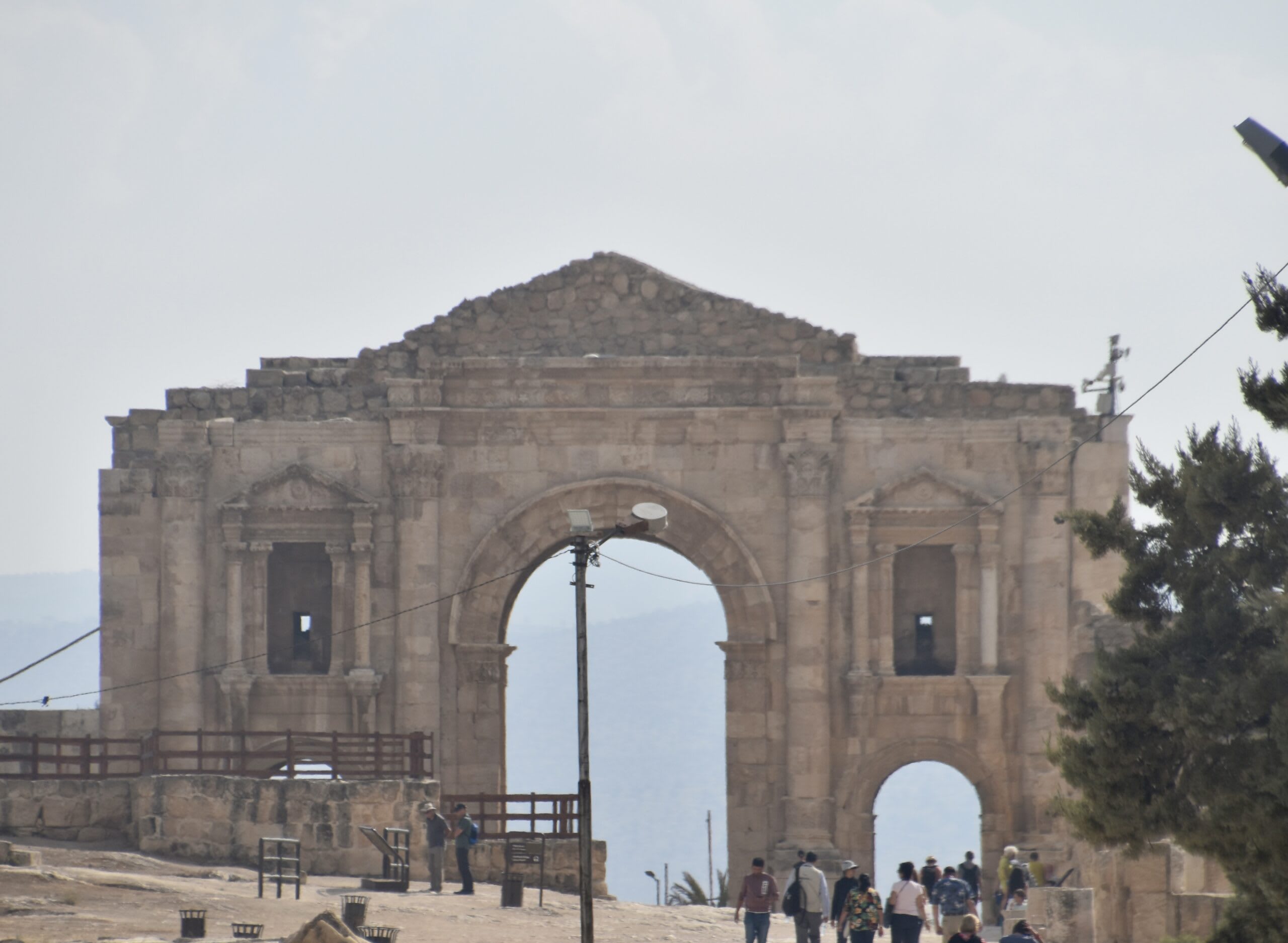 The south gate at Jerash