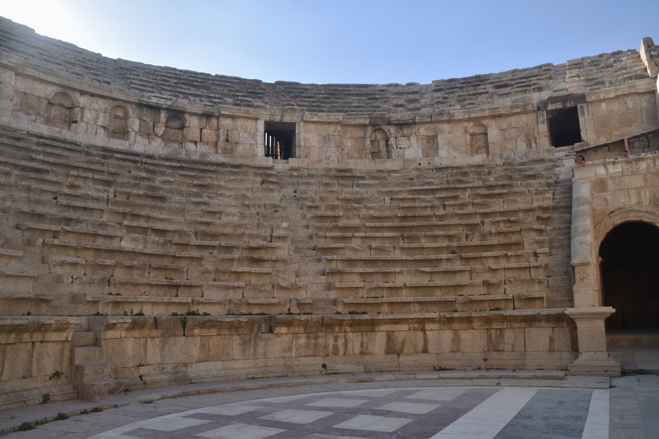 The Roman theater at Jerash