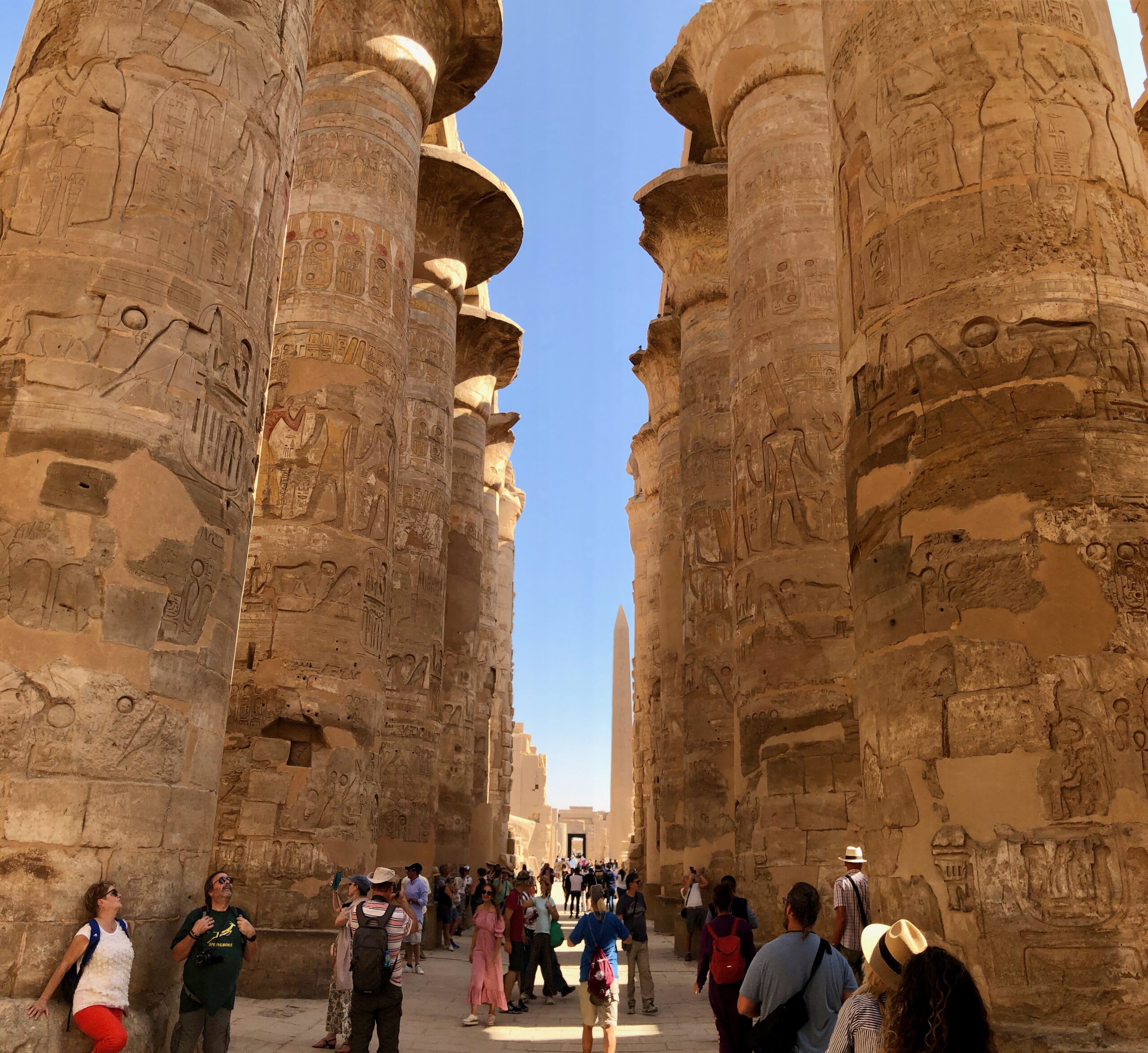 The columns of the Great Hypostyle Hall