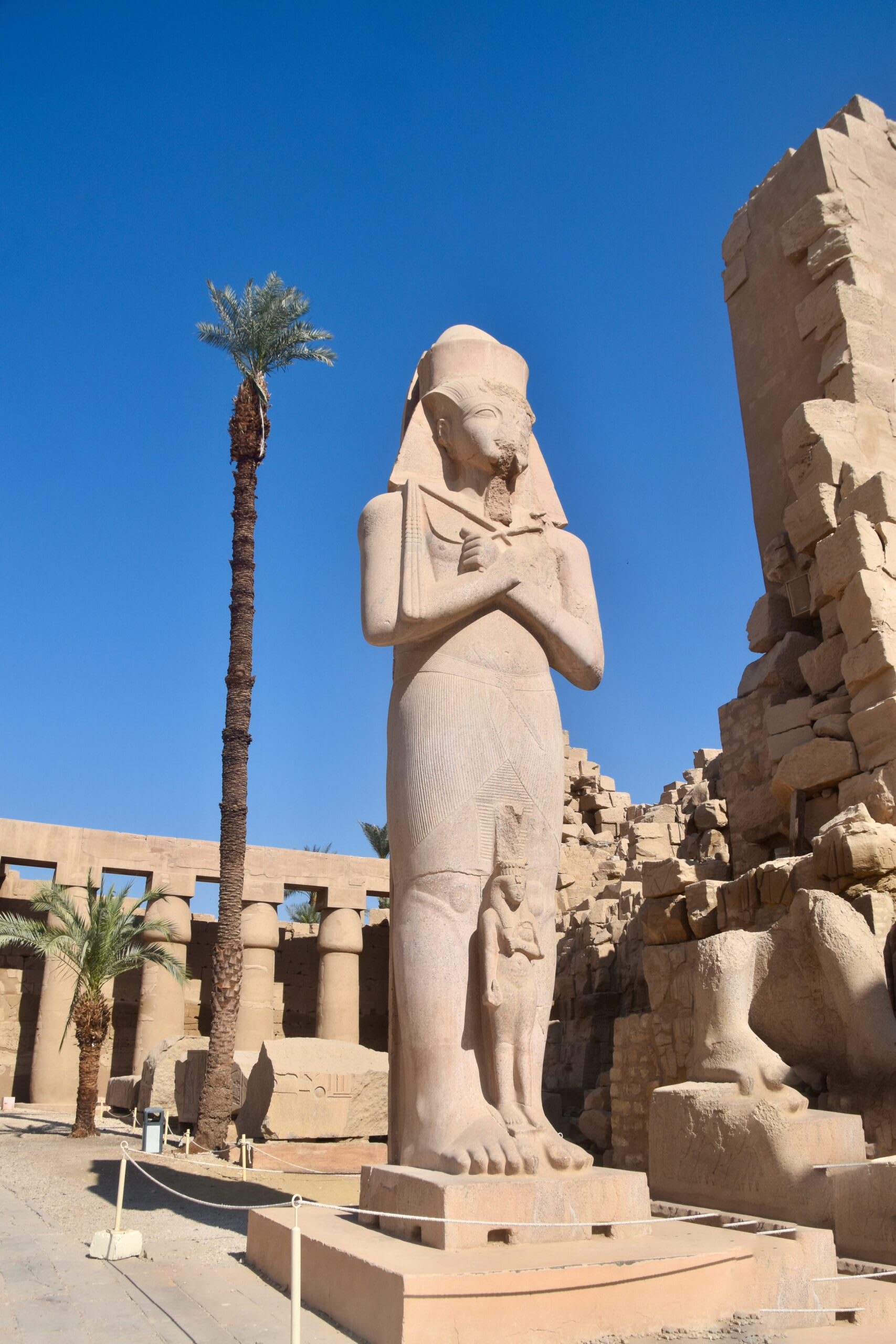 A statue of Ramses II at Karnak