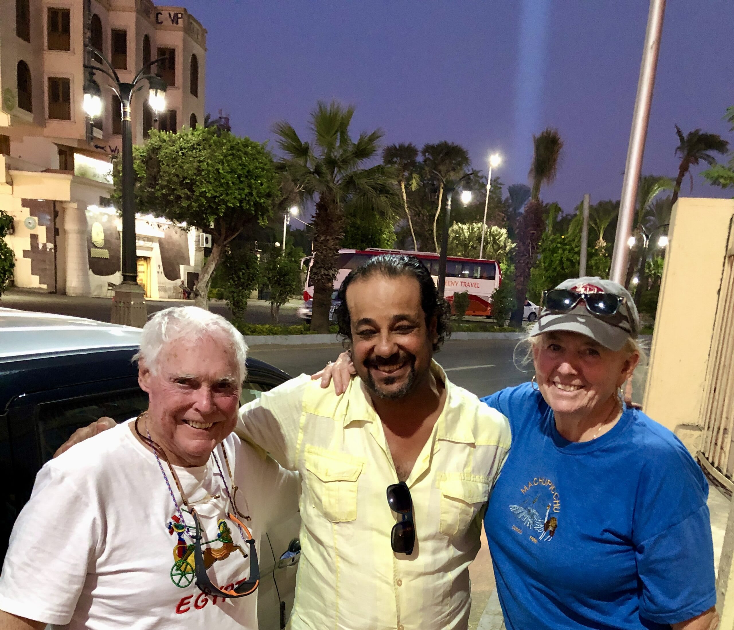 With our guide Mario in Luxor