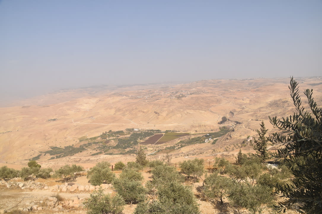 The view from Mount Nebo toward the Promised Land