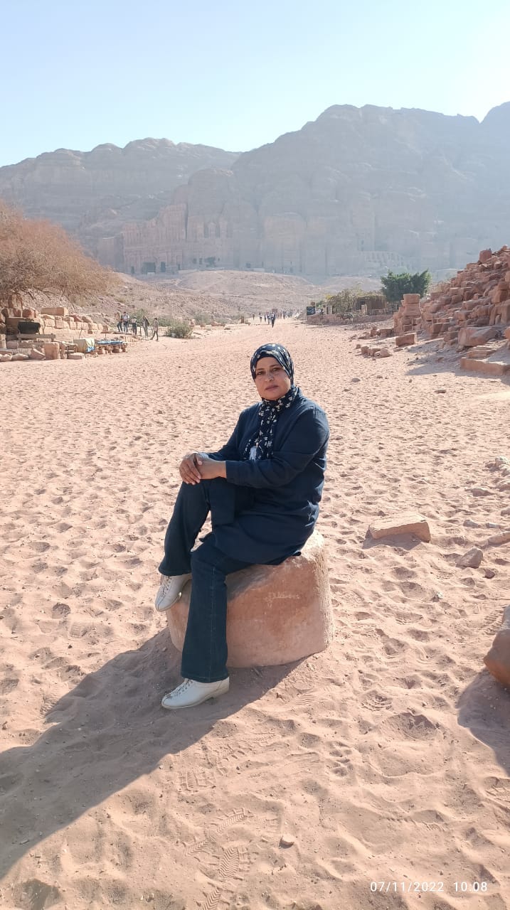 Mariam, our guide and a daughter of Petra