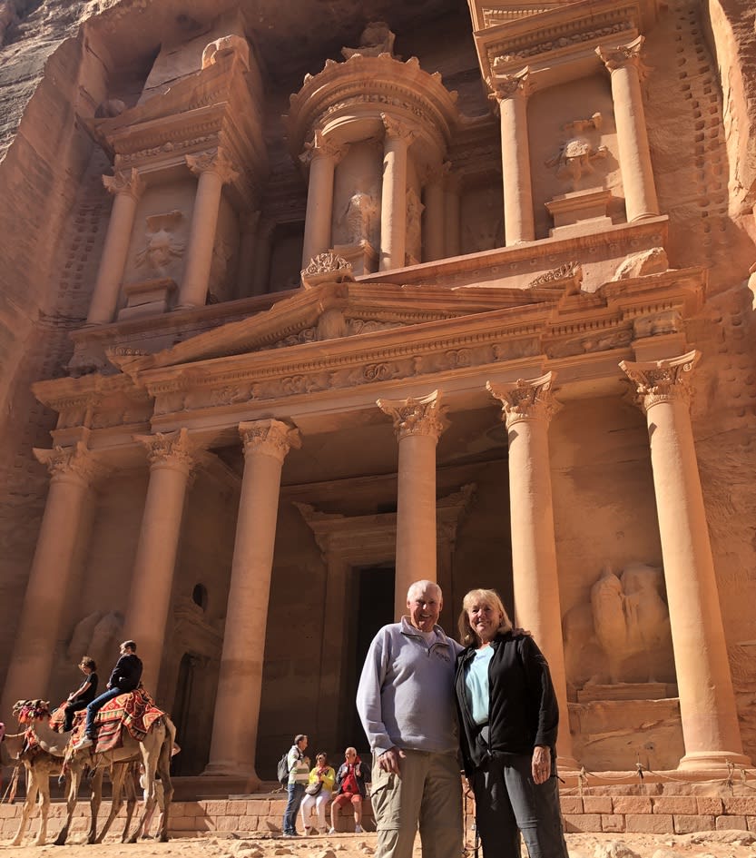 The two of us at the Treasury