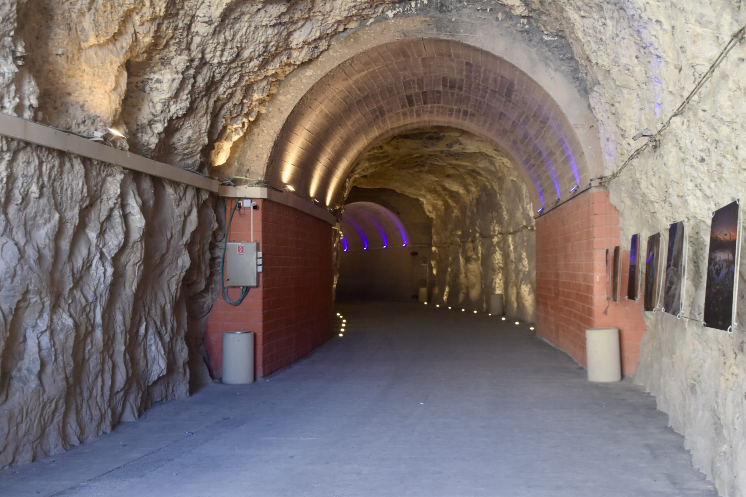 The old railway tunnel at Rosh Hanikra