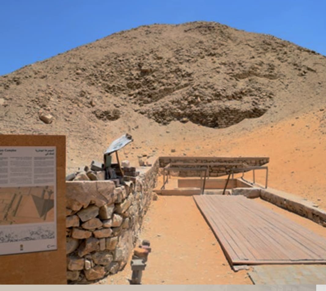 What is left of Teti's pyramid