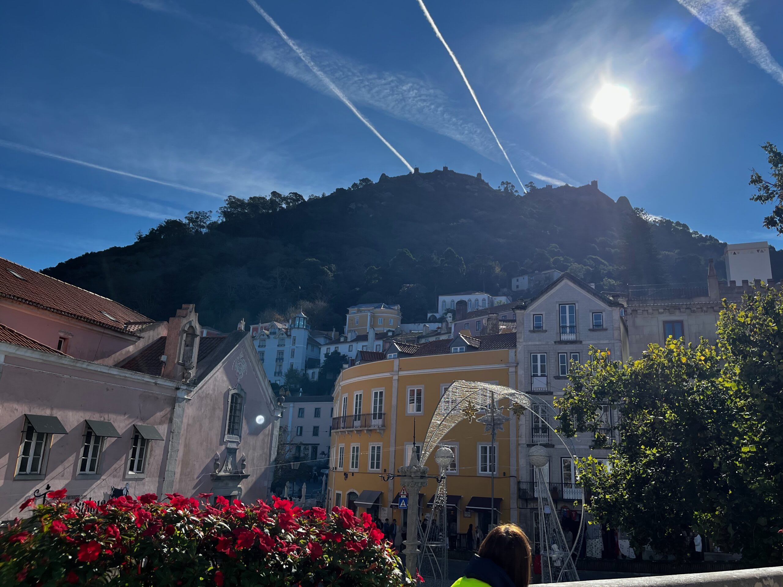 Looking back up the hill toward the Alfama