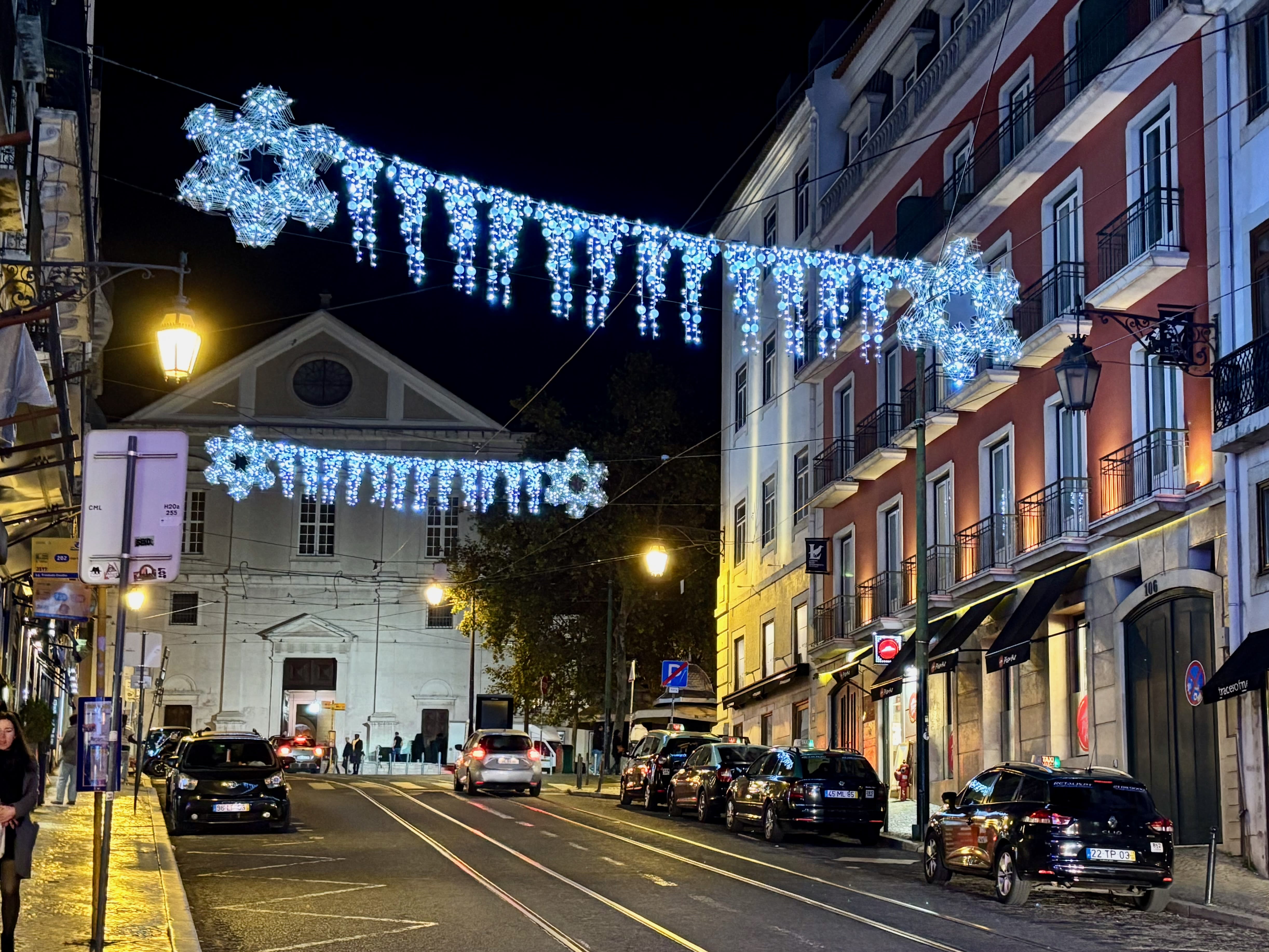 A square lit for the season