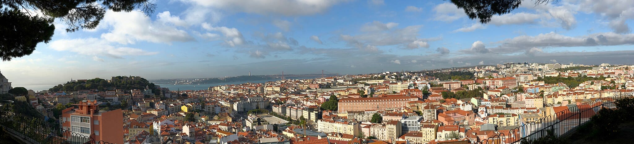 Lisbon from the Senhora do Monte viewpoint
