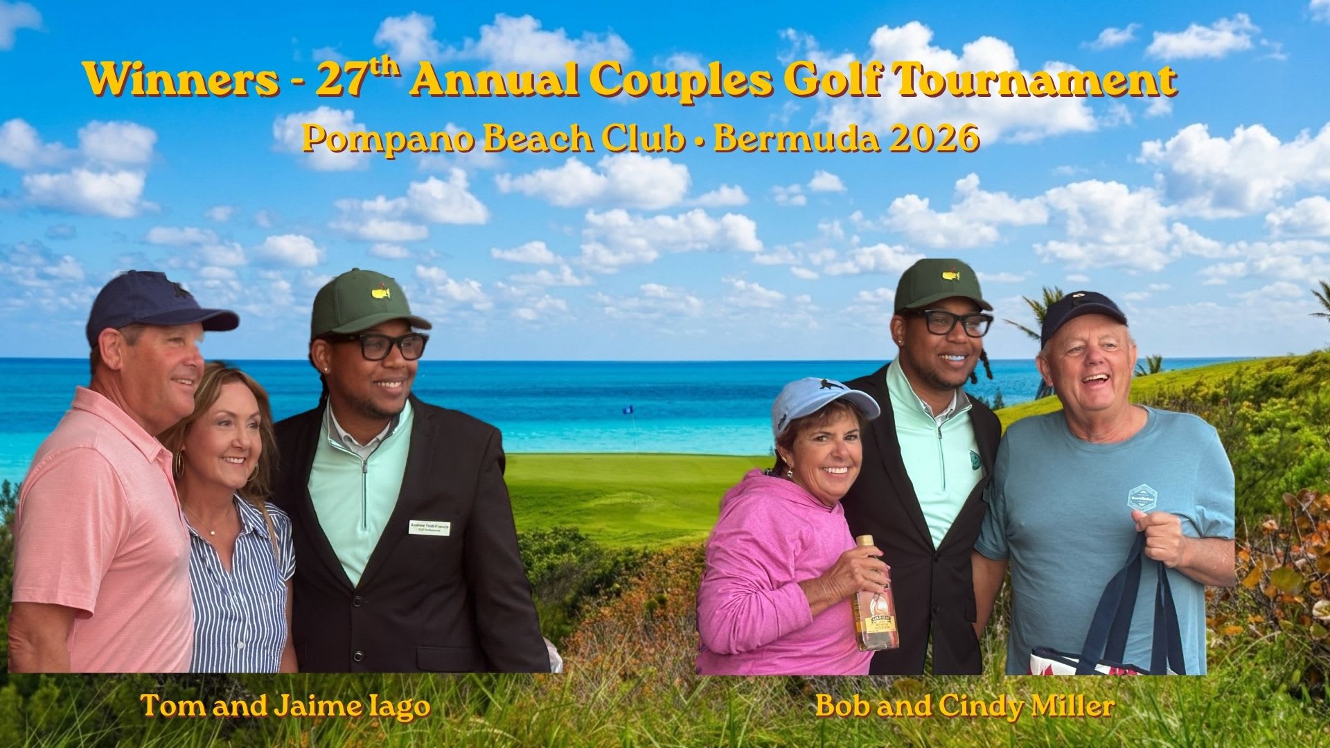 The winners of the 27th Annual Couples Tournament