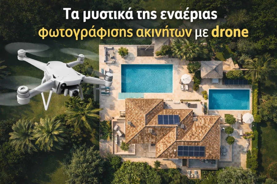 Τα μυστικά της εναέριας φωτογράφισης ακινήτων με drone