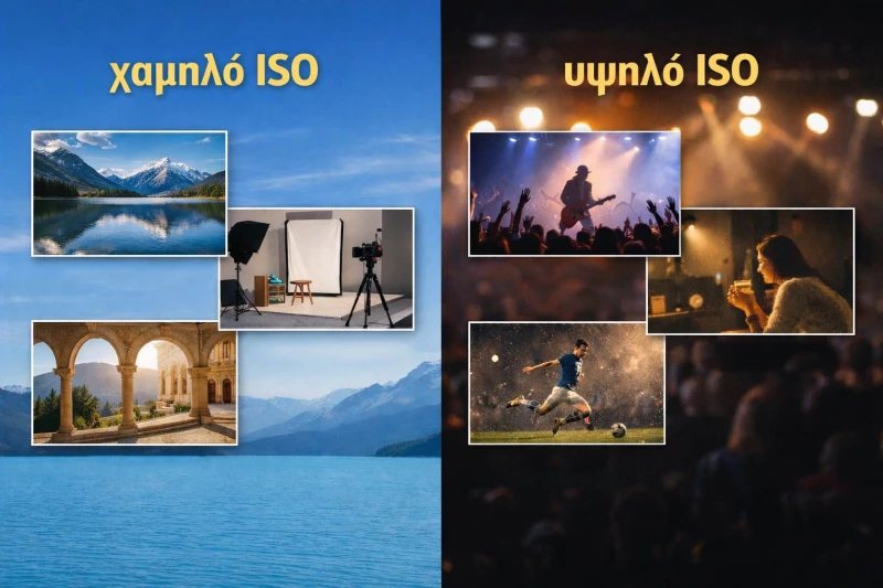 Χαμηλό και υψηλό iso