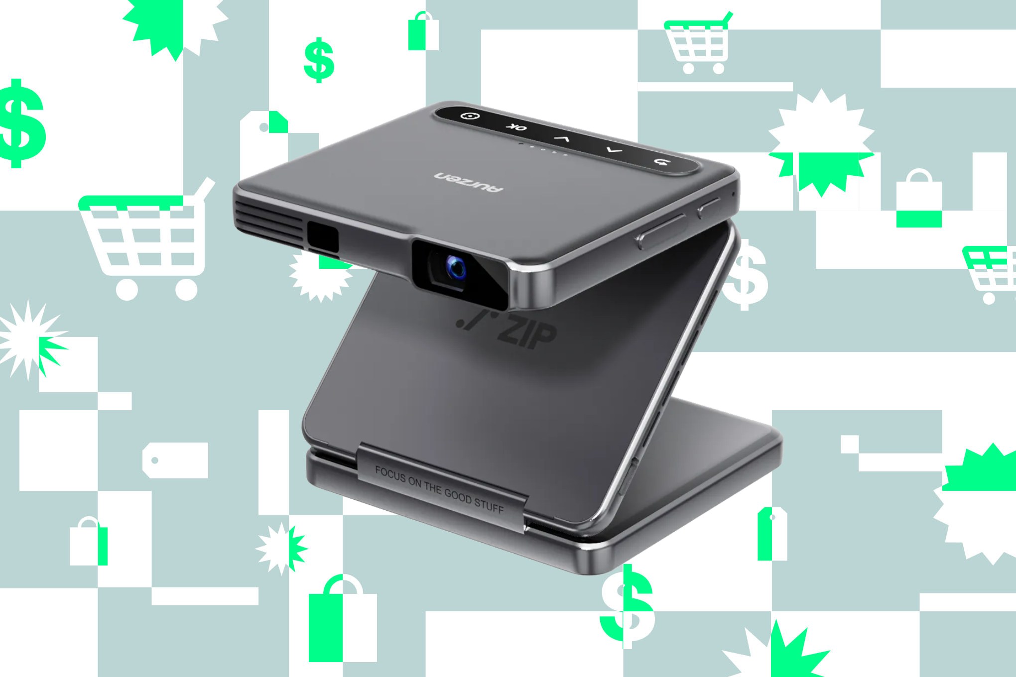 Aurzen Zip: Chiếc máy chiếu bỏ túi 