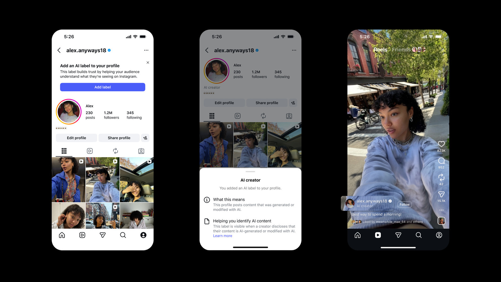 Instagram Thử Nghiệm Nhãn 