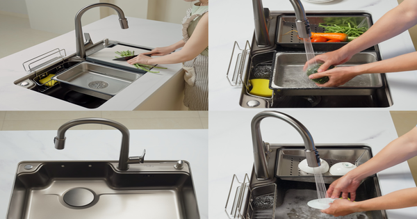 Chậu Rửa Bát Phủ Nano: Giải Pháp Chống Xước, Nâng Tầm Bếp Hiện Đại - Nhịp Sống Số