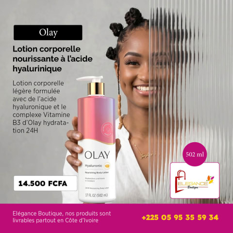Olay Lotion nourissante à l’acide hyalurinique
