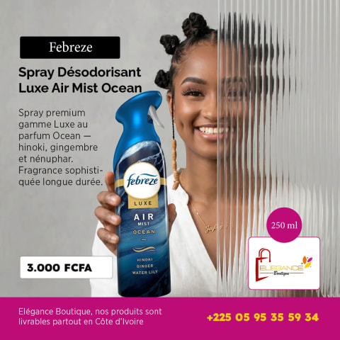 Febreze Désodorisant Luxe Air Mist Ocean