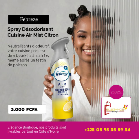 Febreze Désodorisant Cuisine Air Mist Citron