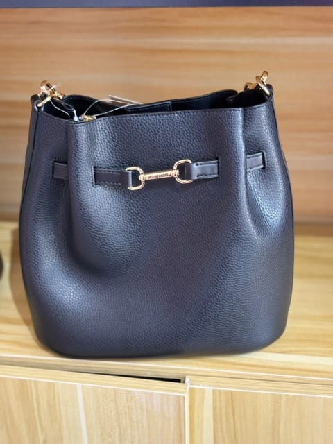 Carson black leather
