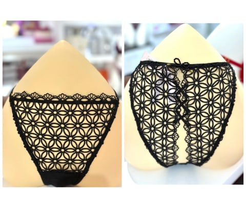 Perforée en dentelle