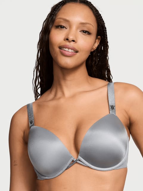 Soutien-gorge push-up à bretelles brillantes