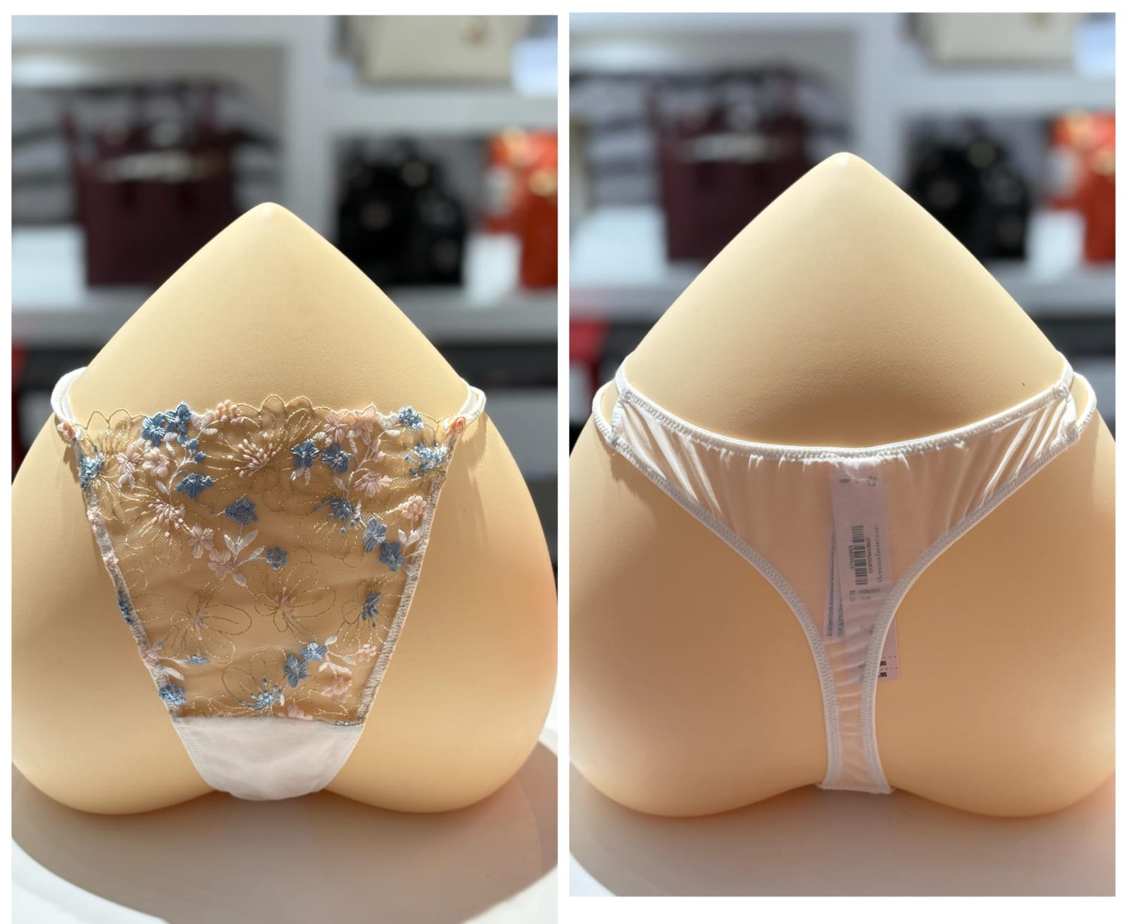 String dentelle fleuri