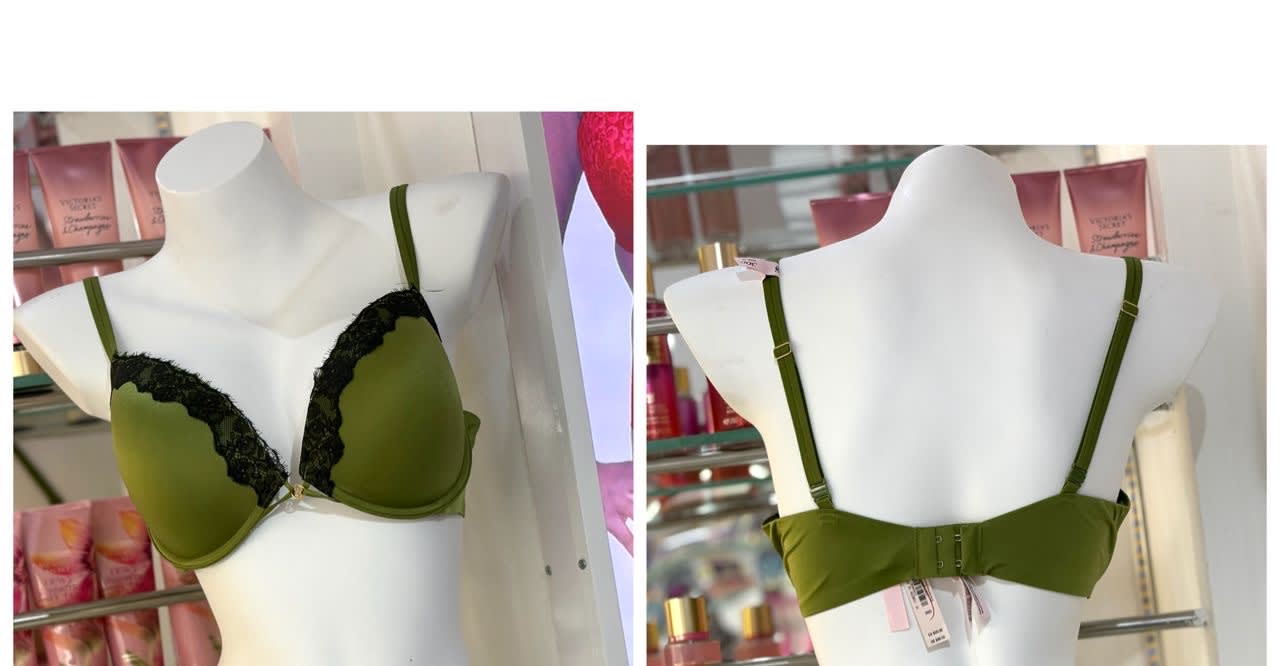 Soutien vert bouteille décoration en dentelle noir