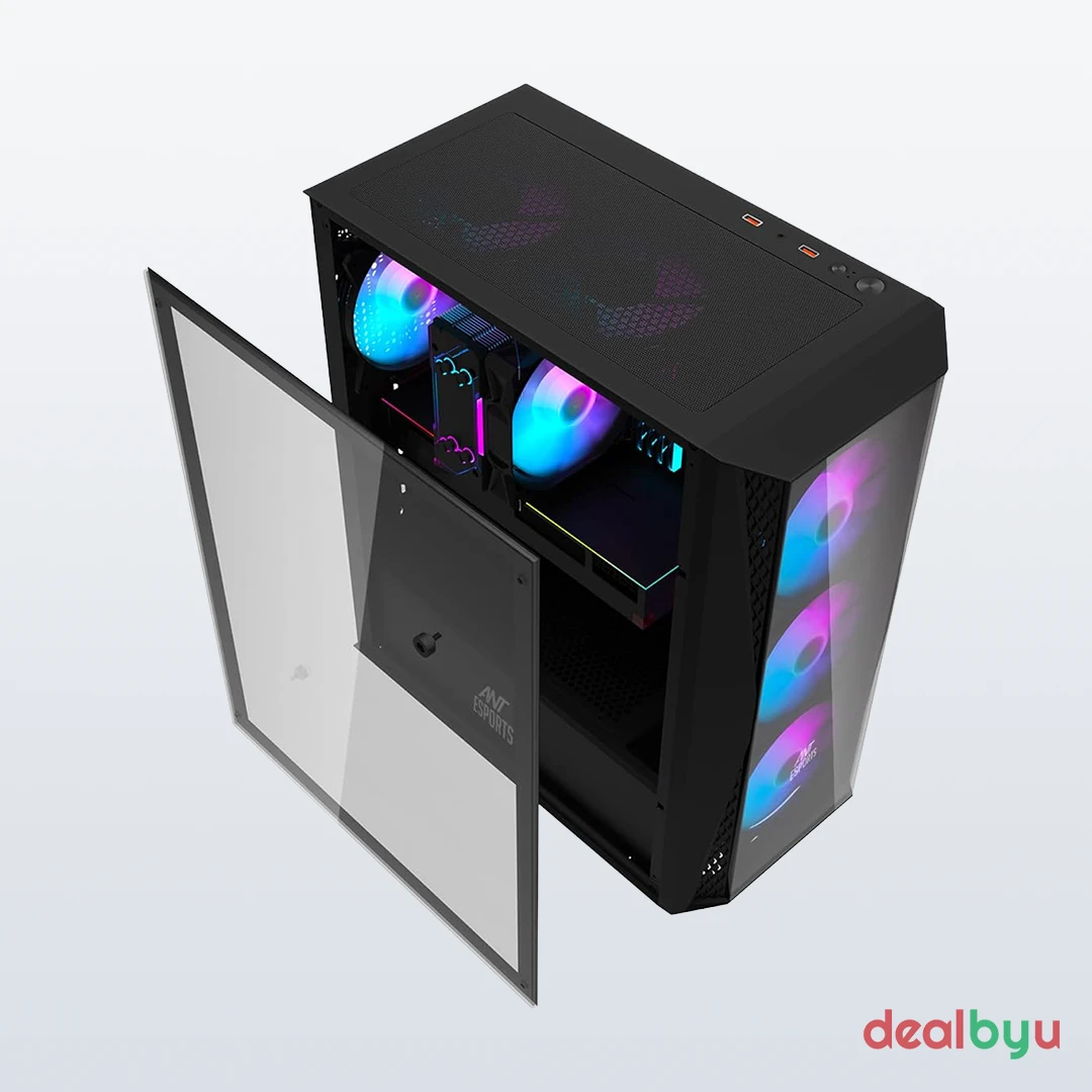 Ant Esports 220 Air — Mid Tower PC Cabinet (ATX)