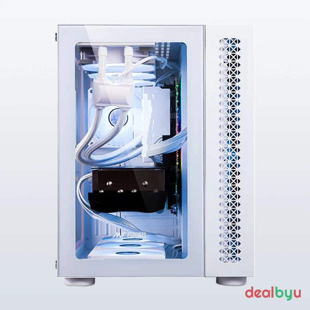 Ant Esports Crystal RGB — Mid Tower PC Cabinet (E-ATX)