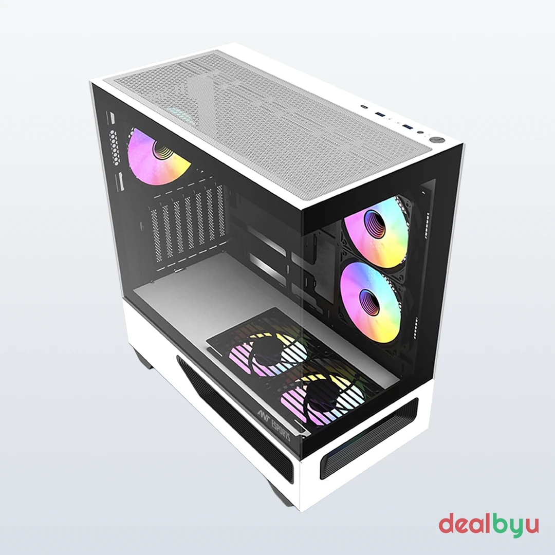Ant Esports Crystal Spectra — Mid Tower PC Cabinet (ATX)