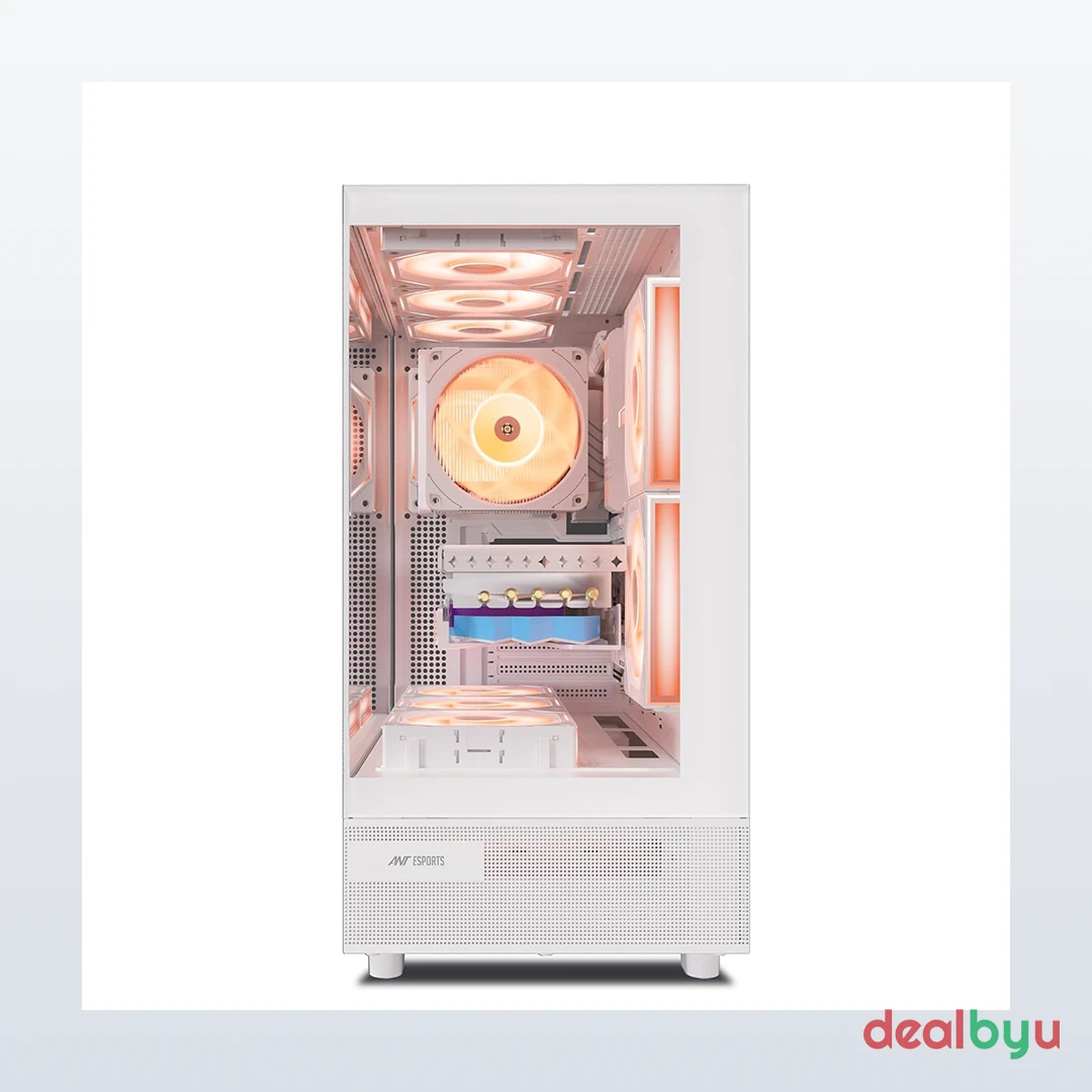 Ant Esports Crystal X6 — Mid Tower PC Cabinet (E-ATX)