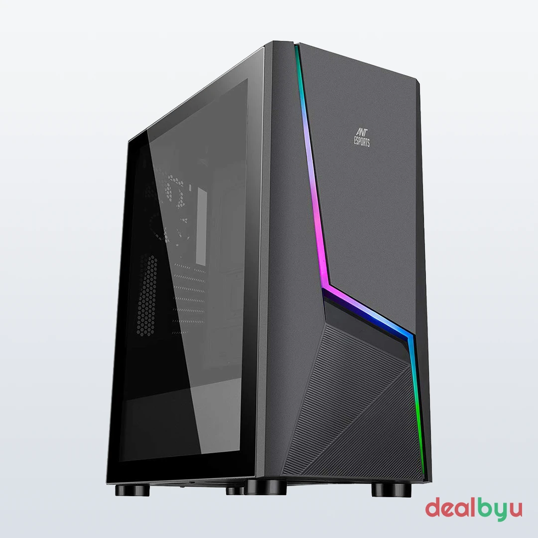 Ant Esports ICE-130AG — Mid Tower PC Cabinet (ATX)