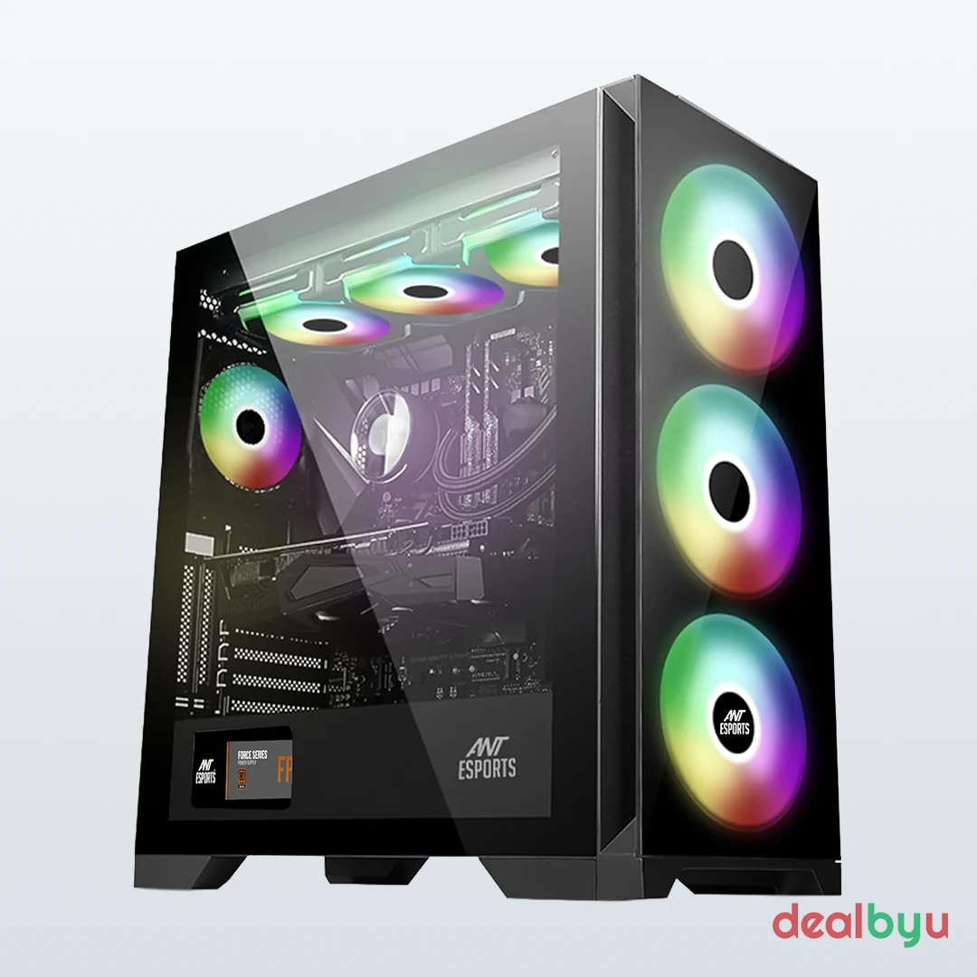 Ant Esports ICE-590TG ARGB — Mid Tower PC Cabinet (E-ATX)