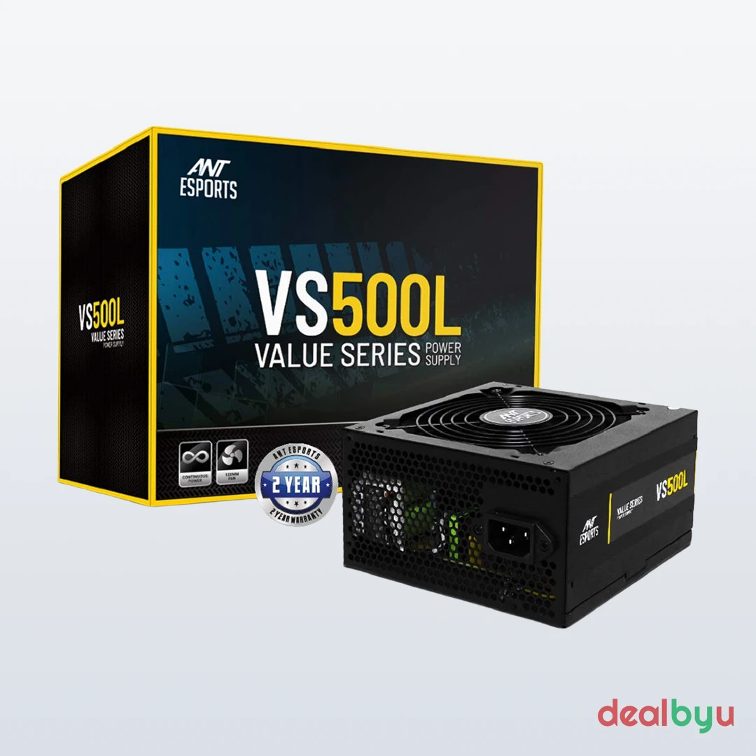 Ant Esports VS500L Value Series Power Supply
