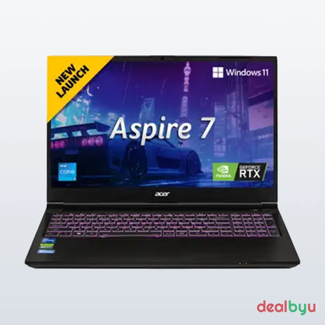 Acer Aspire 7 A715-79G — Core i7-13620H, 16 GB / 512 GB, RTX 3050 6 GB, 15.6" FHD IPS 144 Hz, Flame Black