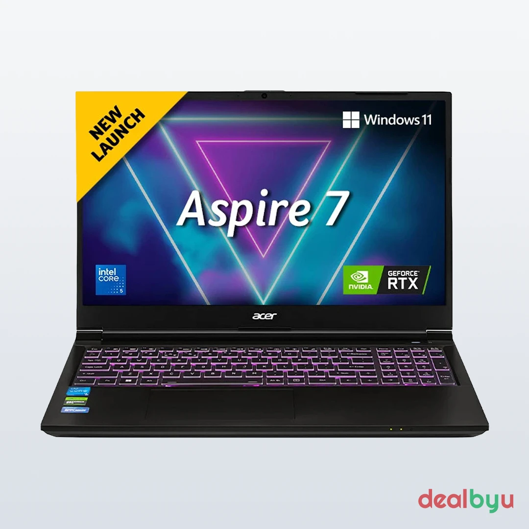 Acer Aspire 7 A715-79G — Intel Core 5 210H, RTX 4050 6 GB, 16 GB / 512 GB SSD, 15.6" FHD 144 Hz Gaming Laptop
